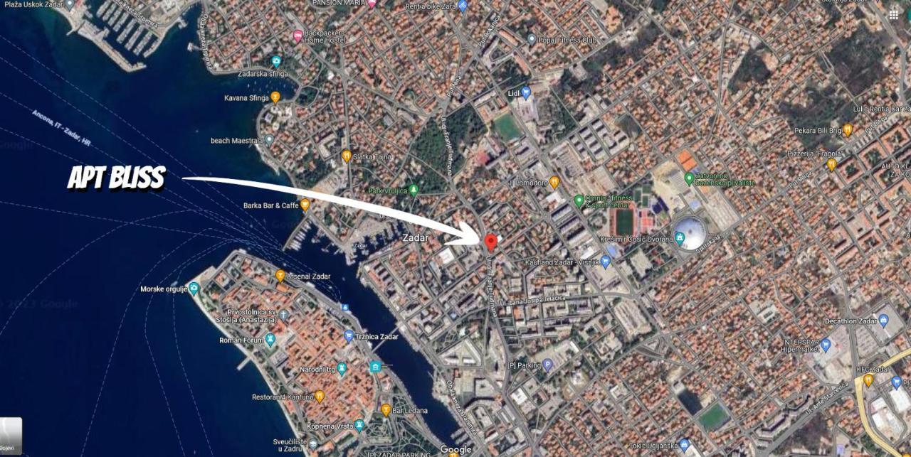 Ferienwohnung Bliss Zadar Exterior foto
